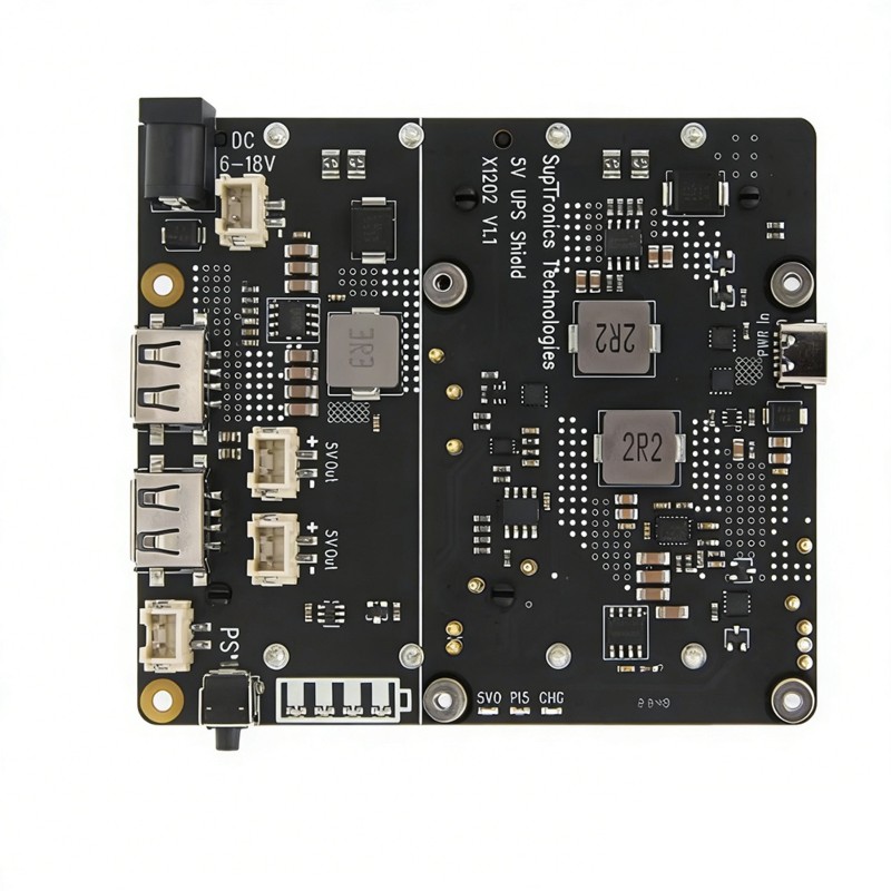 Raspberry Pi Uninterrupted Power Supply Ups 18650 - Плата A85P X1202 для ИБП (источника