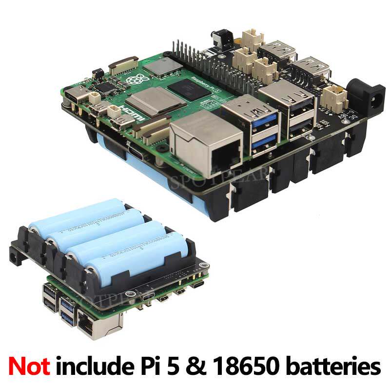 Raspberry Pi Uninterrupted Power Supply Ups 18650 - Плата расширения для управления питанием X1202