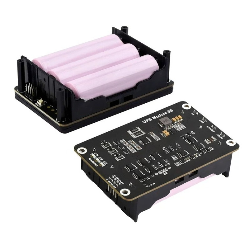 Raspberry Pi Uninterrupted Power Supply Ups 18650 - Серия Raspberry Pi 5, модуль питания